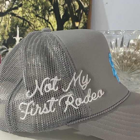 Stevenson Ranch Desert Structured Rope Hat Not My First Rodeo Embroidered 🤠 - Picture 3 of 4